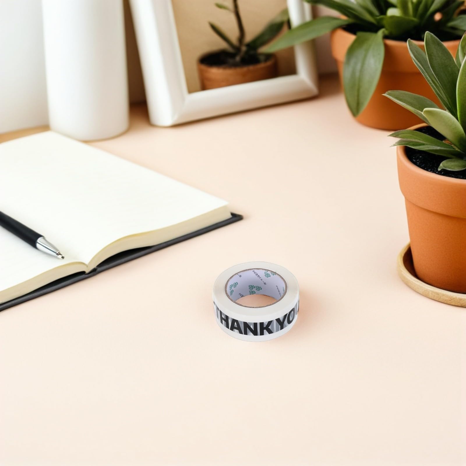 Homoyoyo 7 Rollen Hochbelastbares Umzugs und Packband aus Kunststoff mit Starker Haftung Gerolltes Kartonklebeband für Versandkartons und Heimgebrauch