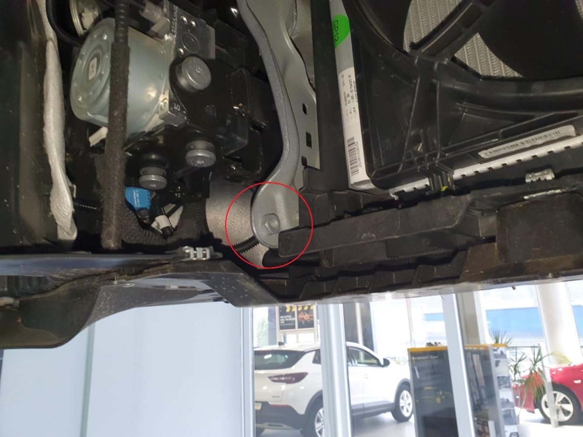 Protezione inferiore motore in metallo compatibile con Opel Corsa F (2019-2025)