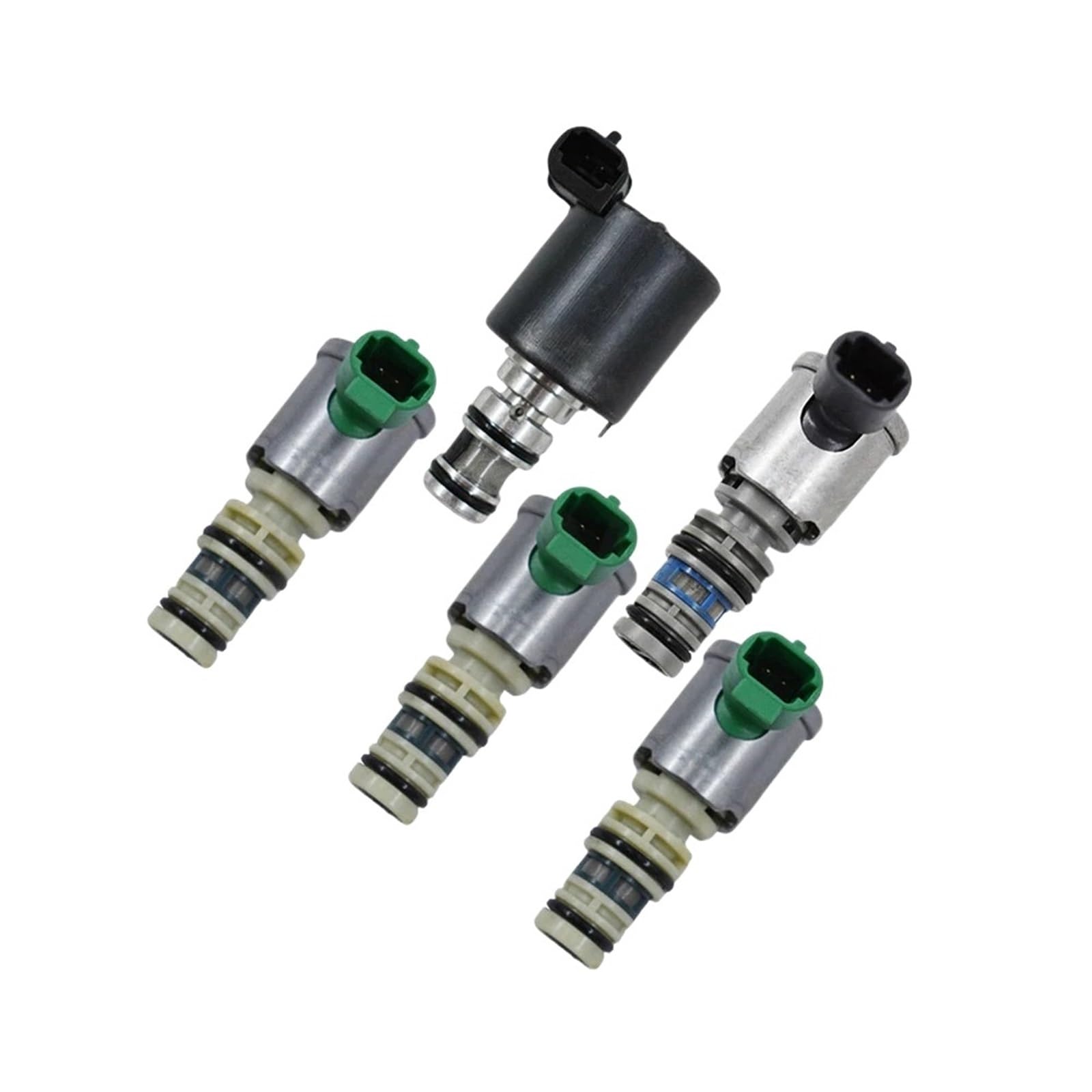 Wxnlbb One Color 5Pcs 5L40e Transmission Gearbox Shift Tcc Epc Solenoid Kit Set Compatible With Bmw G M 1999-03 Renovation Of Solenoid Valve