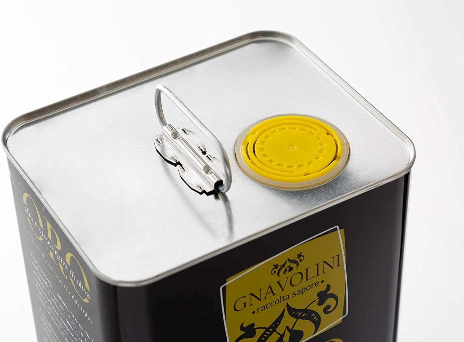 Aceite de oliva virgen extra italiano 100 % extraído en frío, lata de 3 litros, aceite Evo para excelencia en la cocina