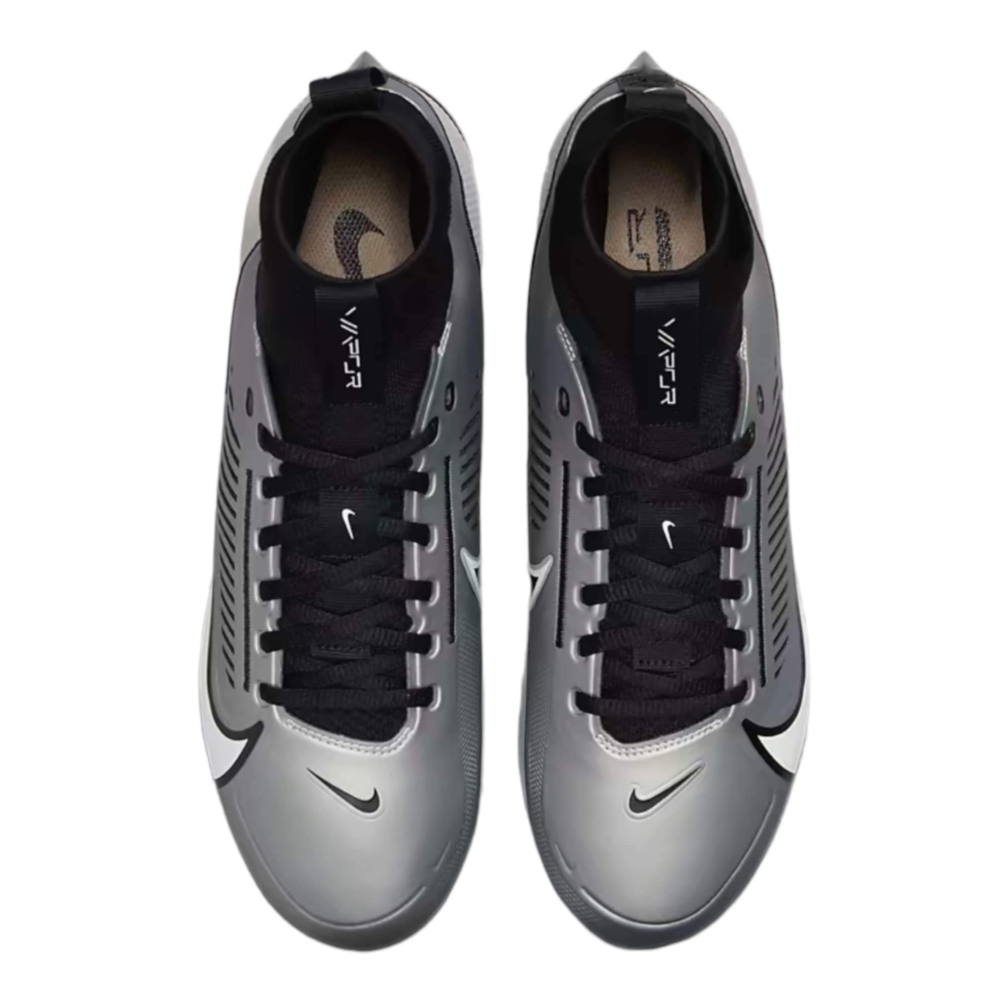 Nike Vapor Edge Pro 360 2 męskie korki piłkarskie, Jasnoszary (Light Smoke Grey/White-Black), 46 EU