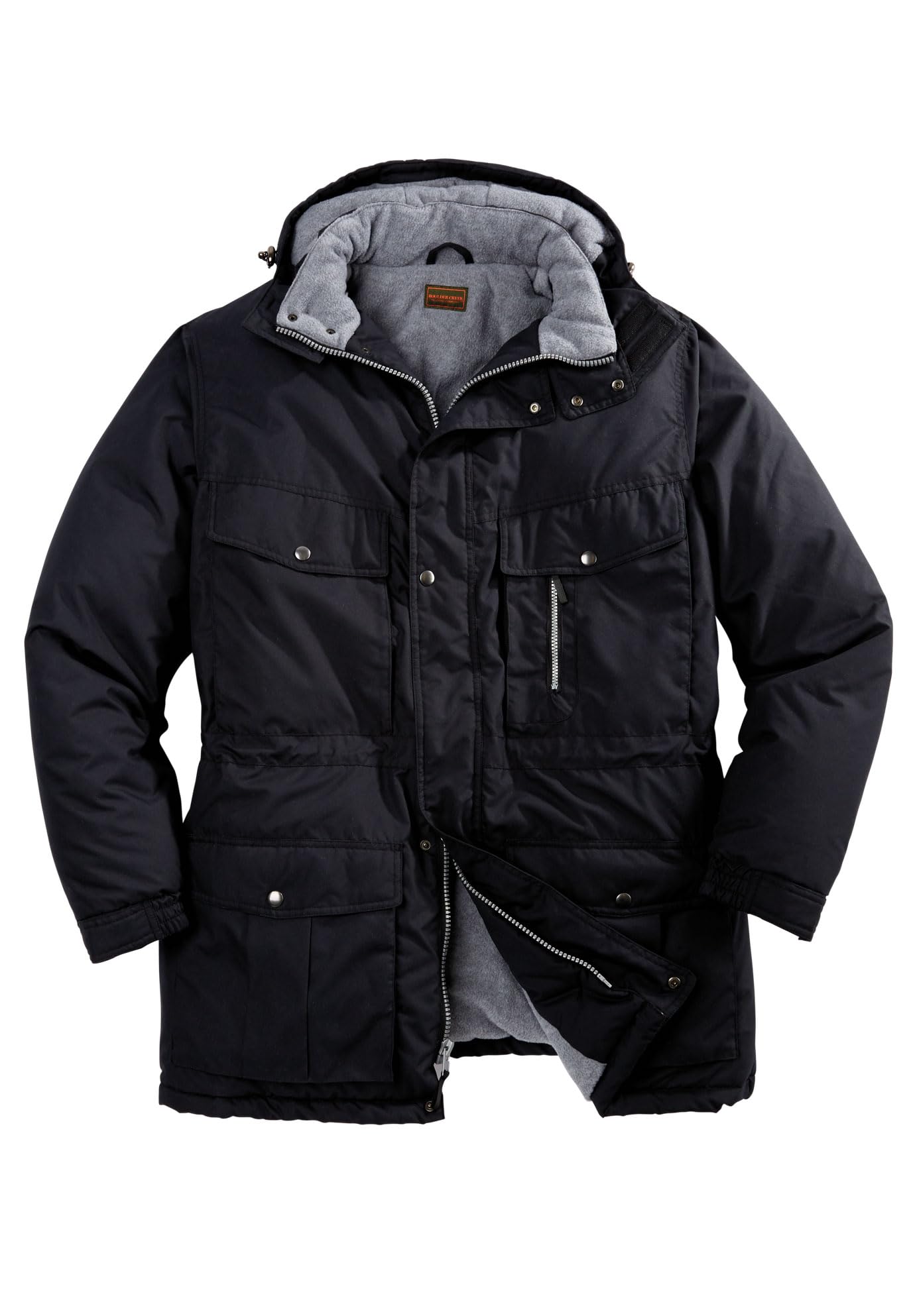 by KingSize Mens Big & Tall Fleece-Lined Parka With Detachable Hood And 6 Pockets product thumbnail 3