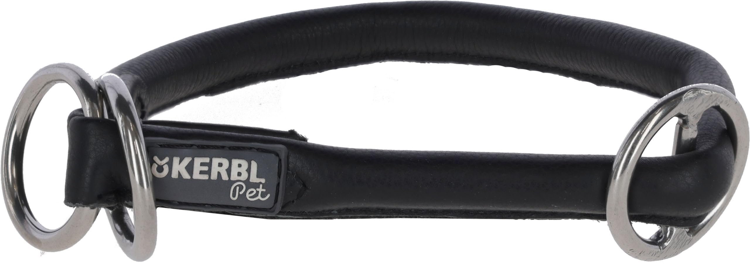 Kerbl Roma Round-Leather Choker, 60 cm, Black