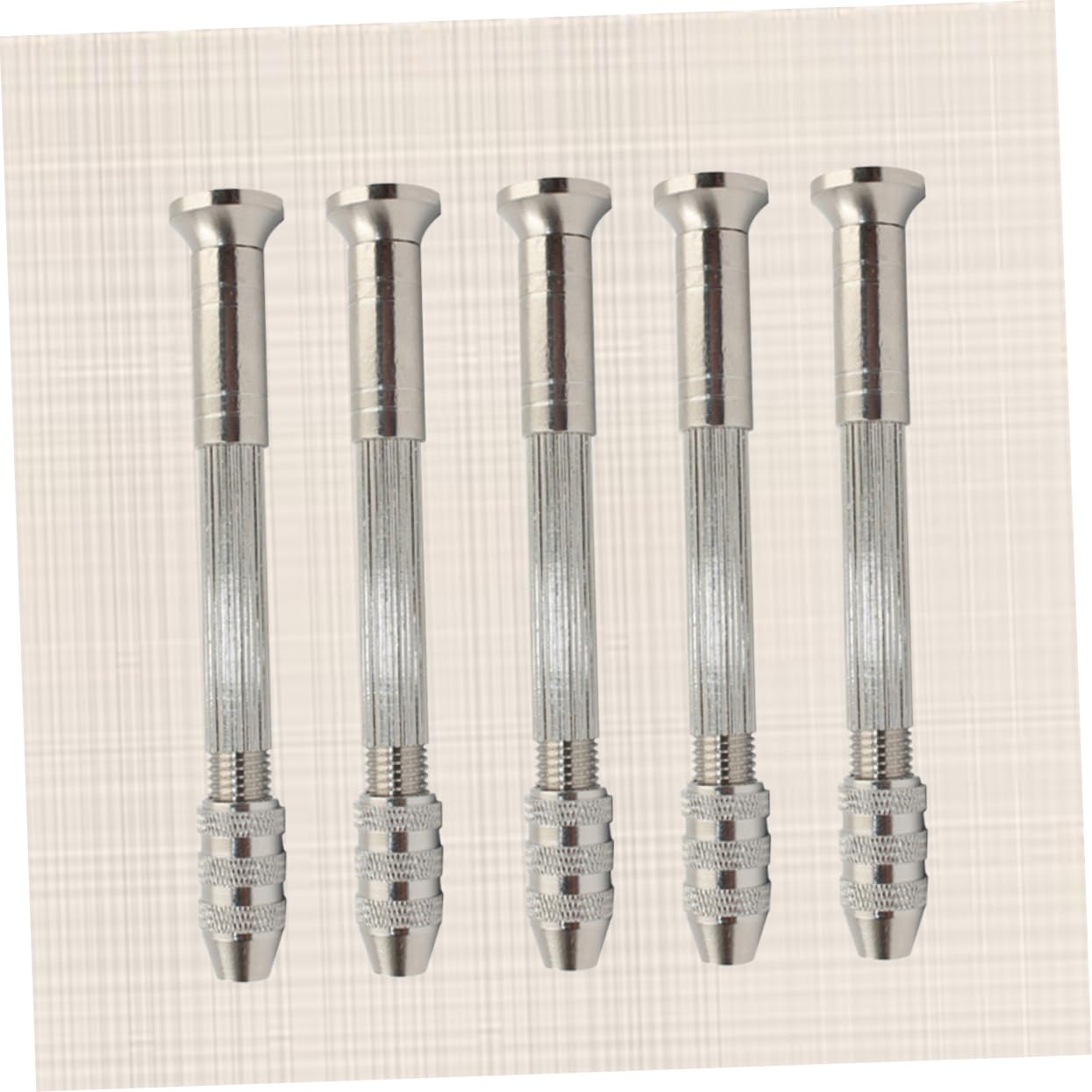 5pcs Hand Drill Woodworking Stainless Steel Drill Modeler's Tool Precision Hand Drill Hand Drill Jewelry Engravings