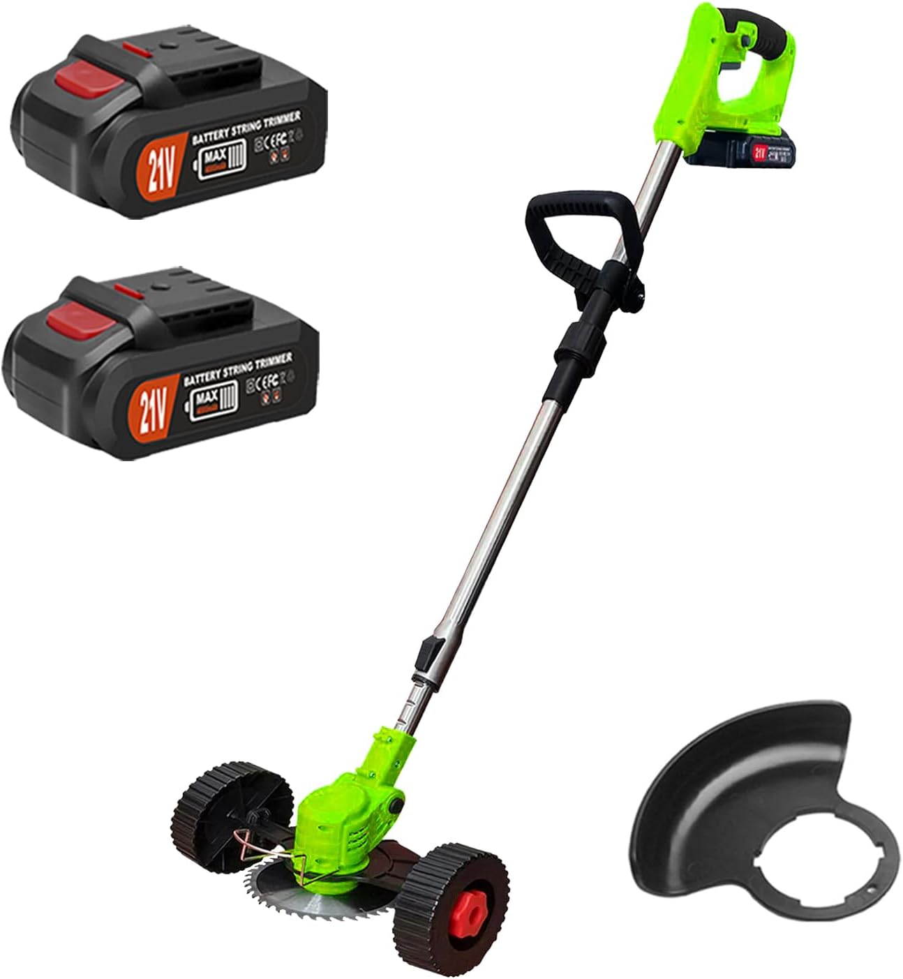 Electric Weed Wacker Cordless Battery Operated, Stringless