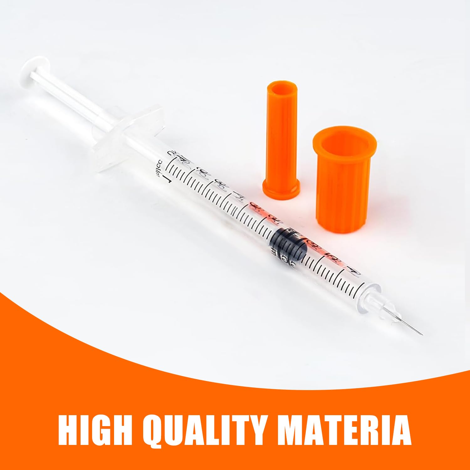 100PACK 1ML Syringe with 30G 1/2" (13mm) Needle, Individually Wrapped Lab Supplies (1CC 30G 1/2"-100PACK) — Amazon image 5