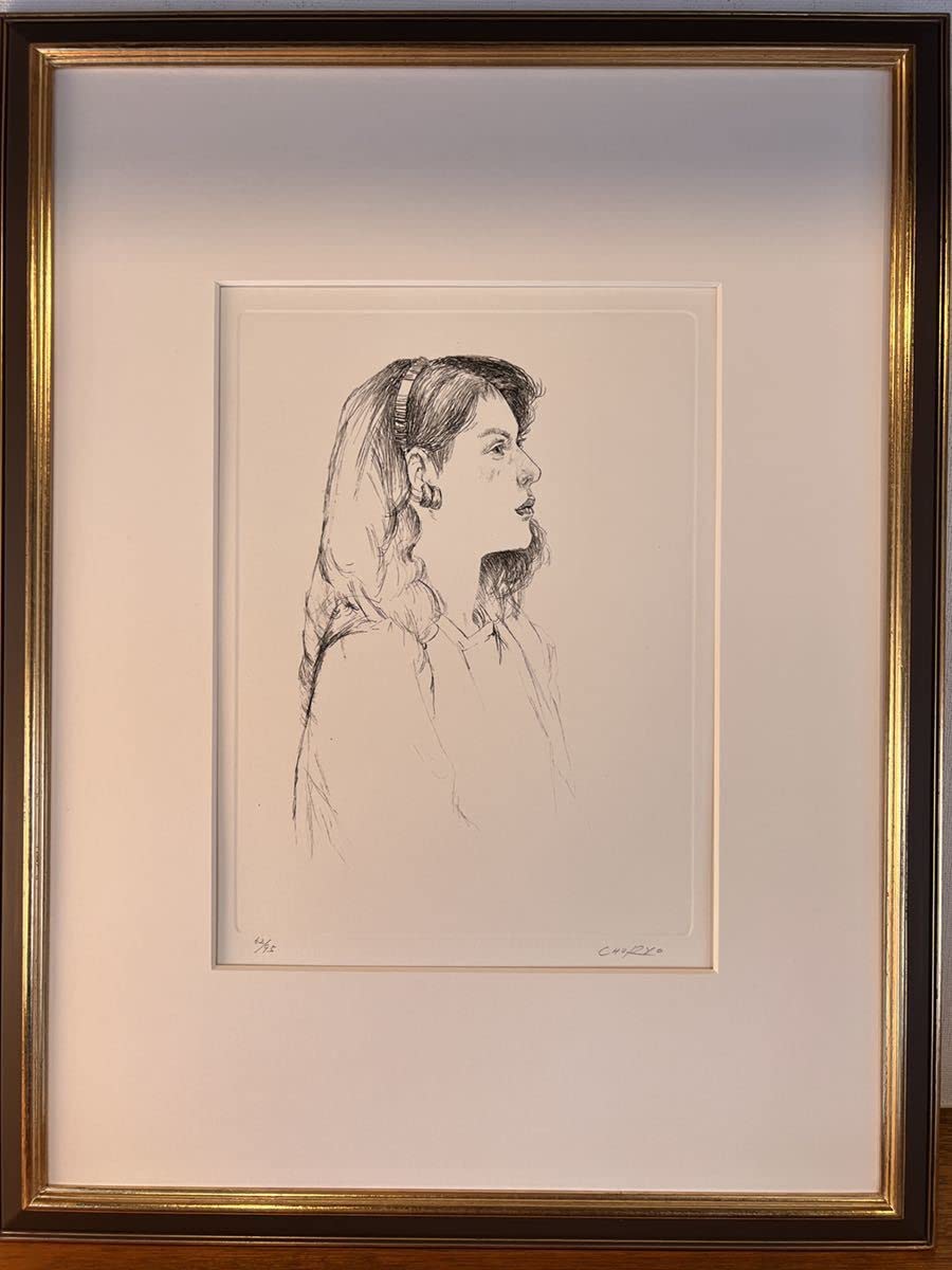 Amazon.co.jp: 彫刻家 新制作派教会会員 佐藤忠良 リトグラフ