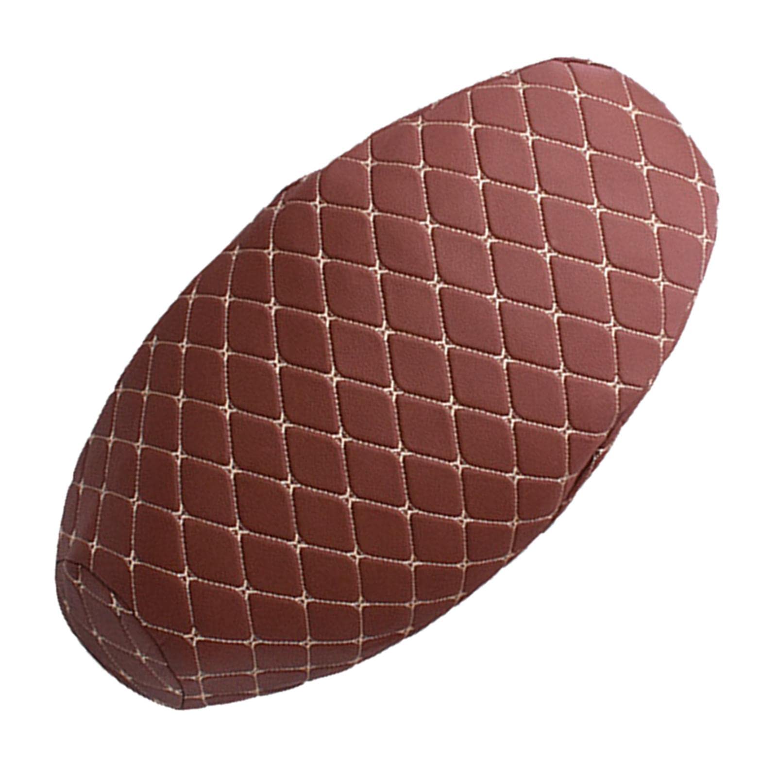 Fundas universales para asiento de moto, funda para cojín de asiento de motocicleta para exteriores, marrón L