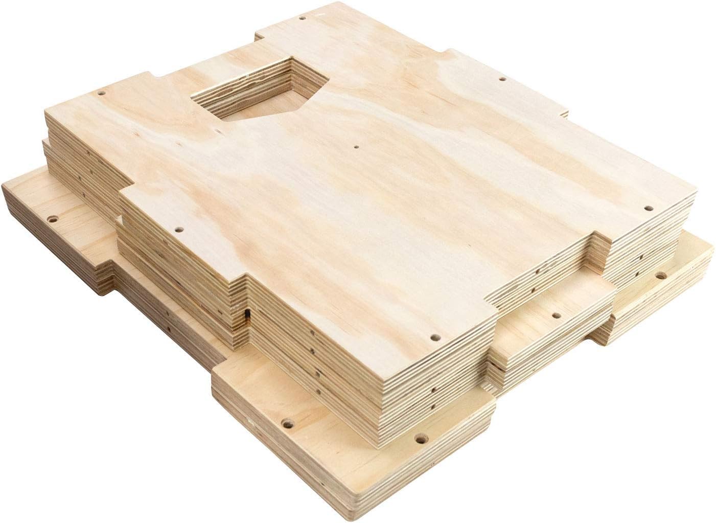 Plyo Box 3 in 1 in legno per salto, allenamento MMA, pliometria.