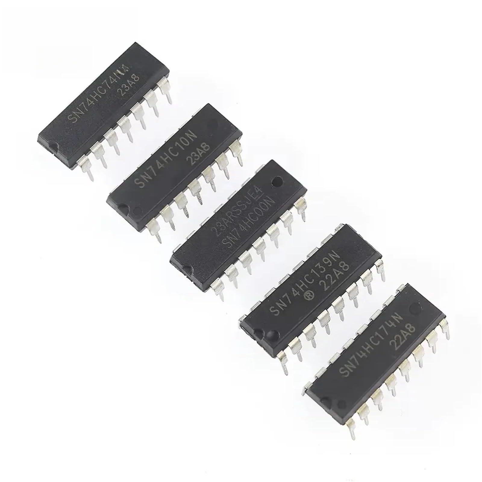 Kit assortimento di circuiti integrati logici IC da 30 pezzi serie 74HC 74HC595 74HC573 74HC393 74HC00 74HC30 DIP Driver for chip di registro