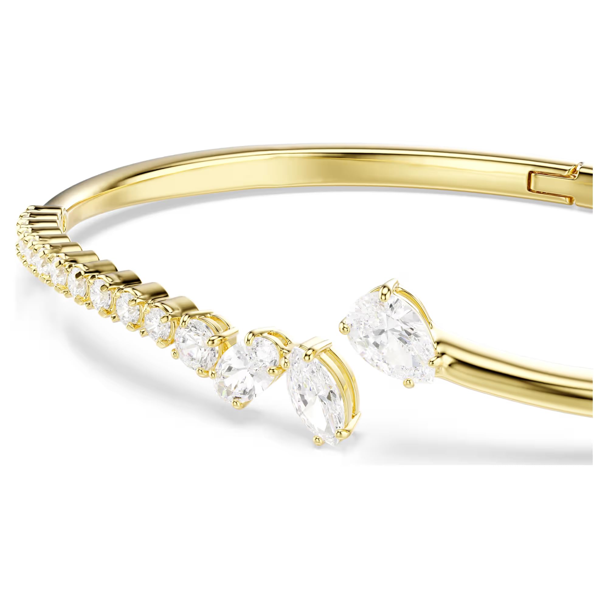 Swarovski Damen-Armreif Metall Kristall