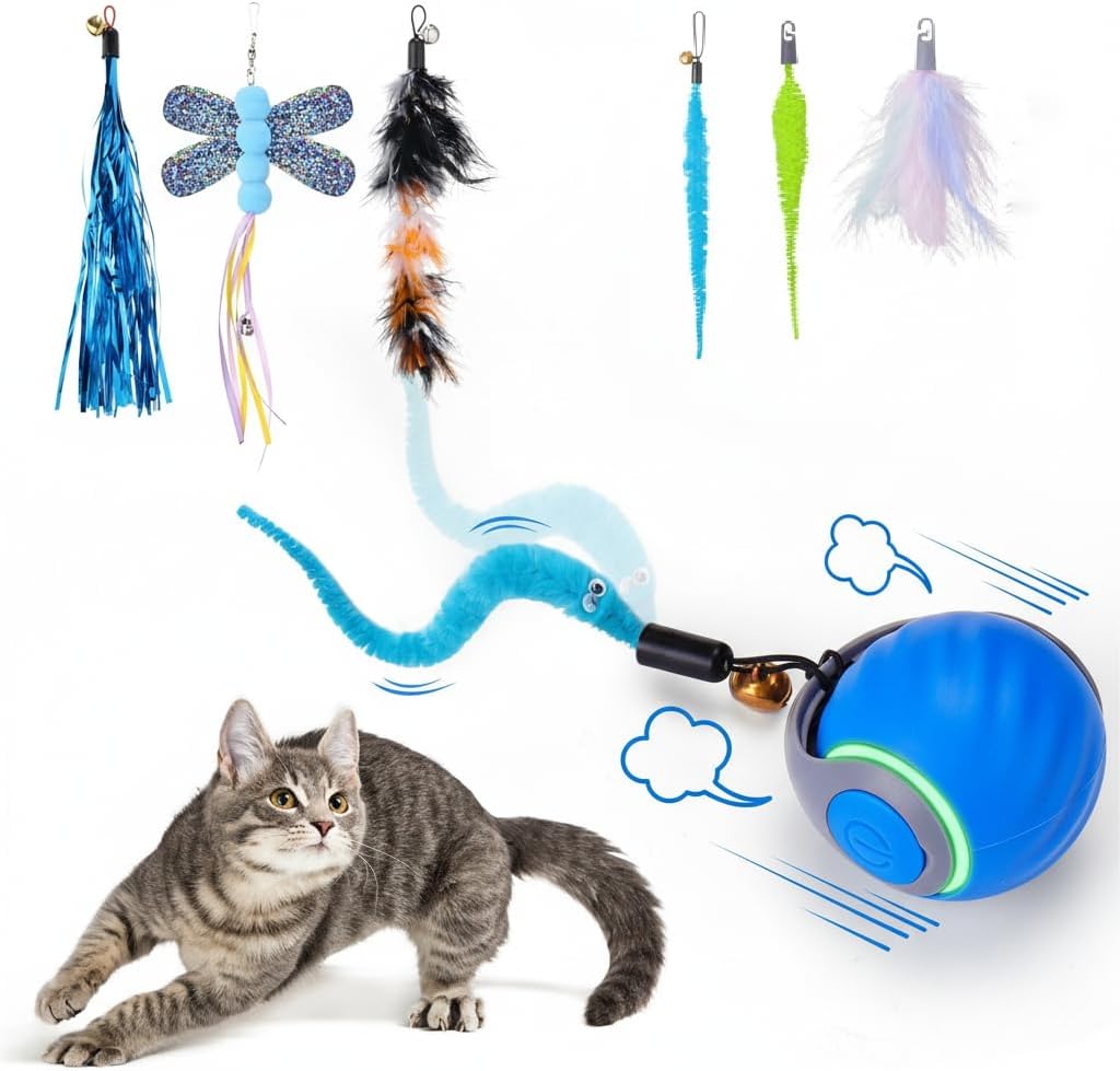 Interactive Rolling Cat Ball