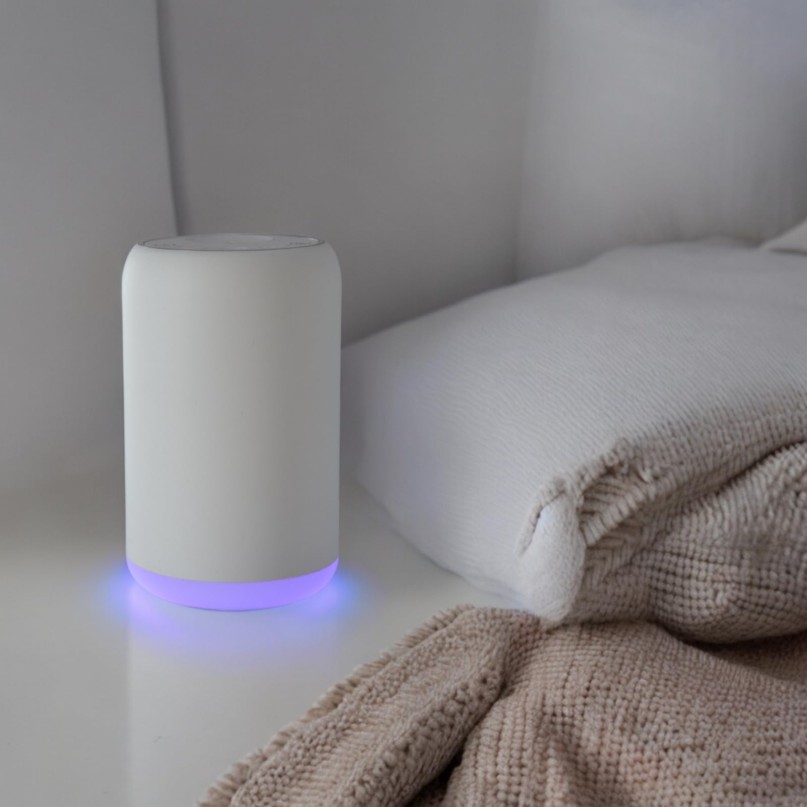 Zen'Aroma Difusor de Aceite Esencial por nebulización nómada Movisia V2, Superficie de difusión de hasta 80 m², Botones táctiles, batería Recargable, inalámbrica, luz LED integrada