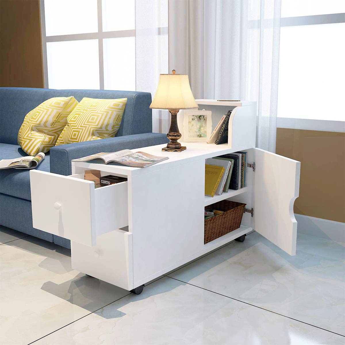 Modern End Table White Side Table Chair Buy Online In Guernsey At Desertcart