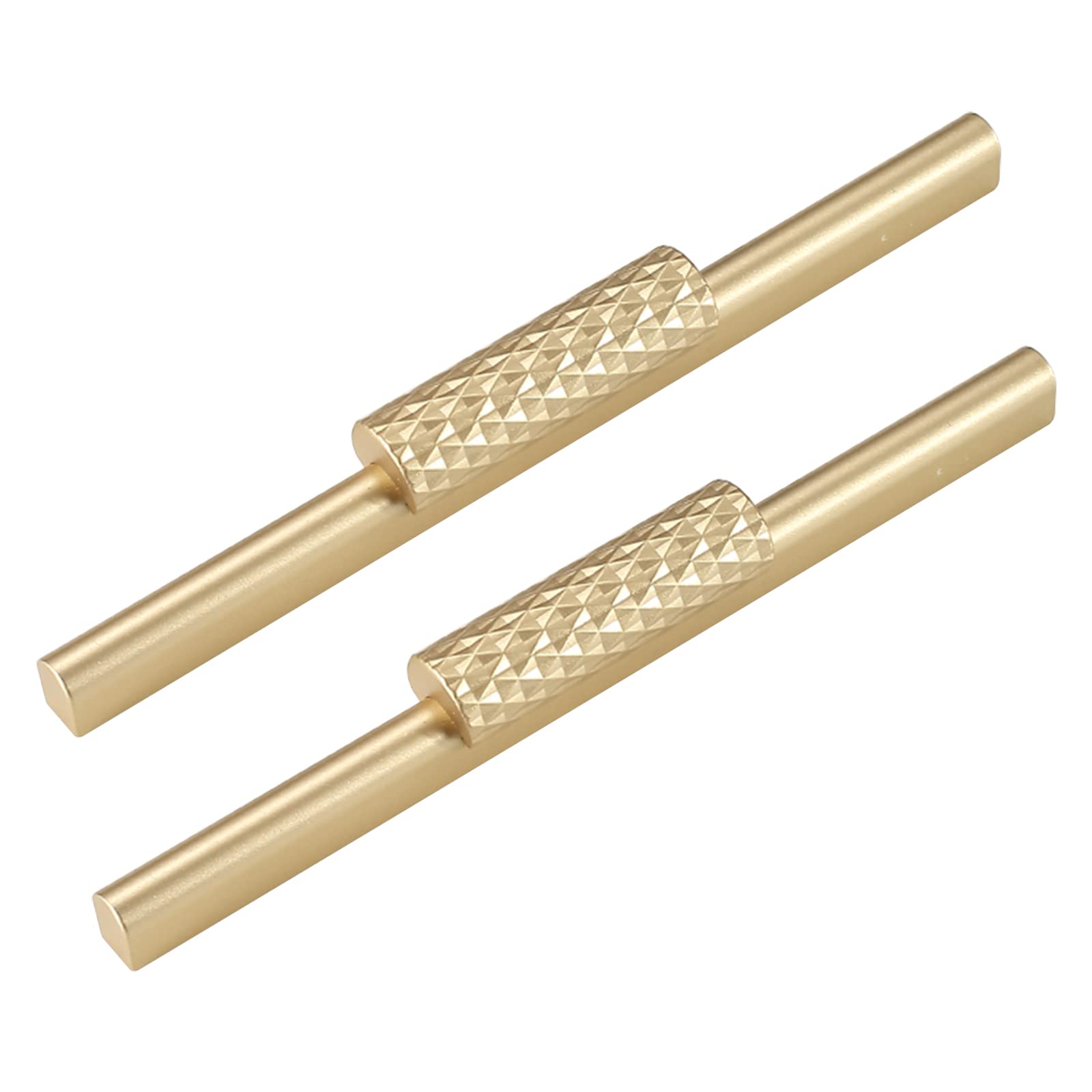 NANNAN0901 2 Pcs Gold Lengthen Wardrobe Door Pull Handles Solid Zinc Alloy Kitchen Cabinet Drawer Handle Bedroom Furniture Dresser Closets Cupboard Pulls