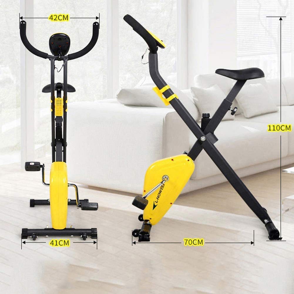 Pieghevole Excersize Bike Stazionario Supporto per Bici Indoor Equitazione Bicicletta Verticale Pieghevole Magnetica Tapis roulant Cyclette