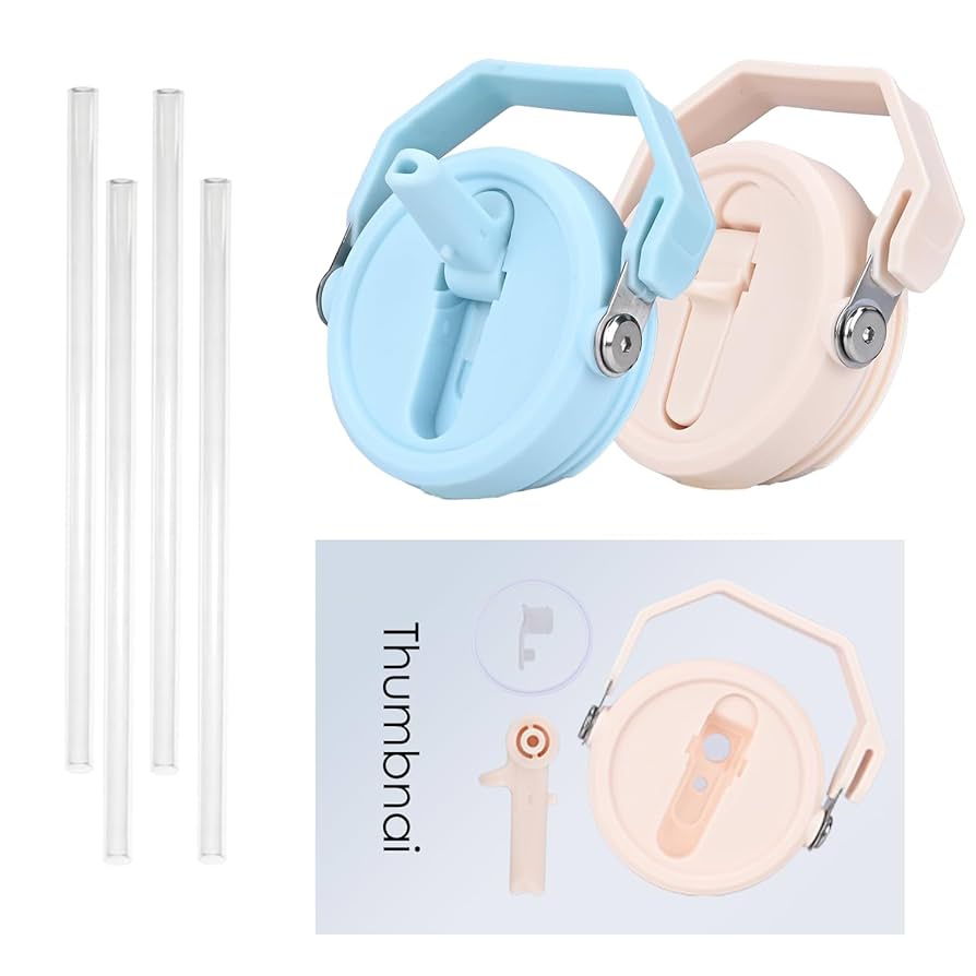 Amazon.com: Flip Straw Lid for 40oz Stanley Tumbler,2 Pieces