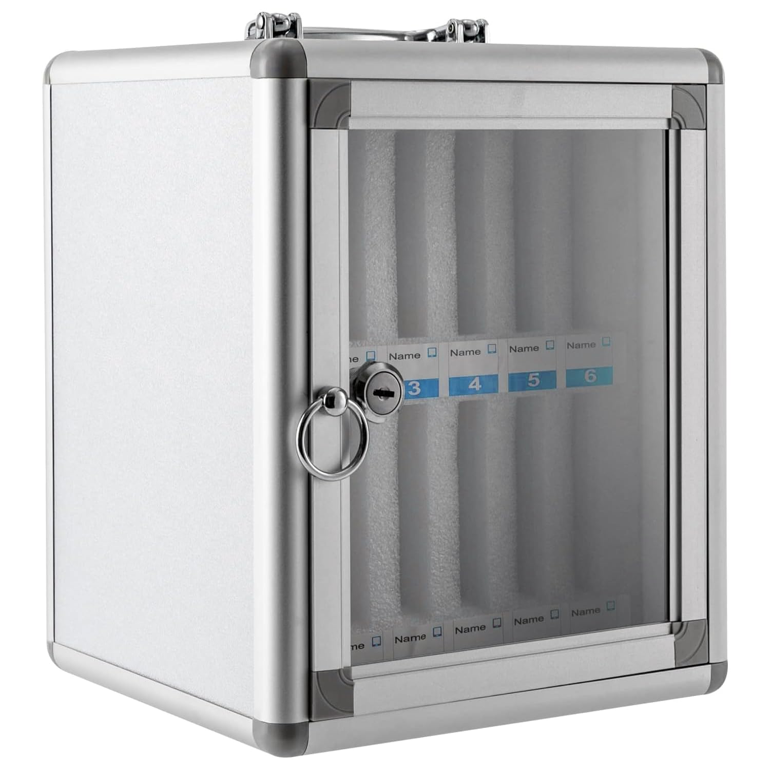 oddpod™ 48-Slot X-Large Aluminum Alloy Storage Box for Mobile Phones with Pocket & Transparent door/Table top & Wall Mount Safe Locker Cabinet for Cell Phones for Office, Classroom, Gym (B0CZS3M5BM) Amazon Price History, Amazon Price Tracker