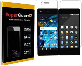 [8-Pack] for ZTE Axon M Screen Protector, SuperGuardZ, Anti-Glare, Matte, Anti-Fingerprint, Anti-Scratch, Anti-Bubble [Lifetime Replacement]