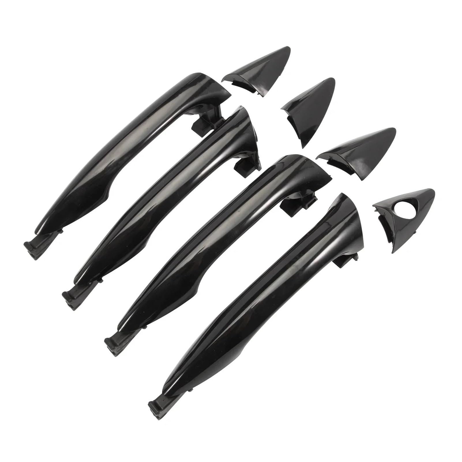 WLNWERDPKK Outside Door Handle 4 PCS for Hyundai for Elantra 2011 2012 2013 2014 2015 Car Outside Exterior Door Handles Exterior Door Handle