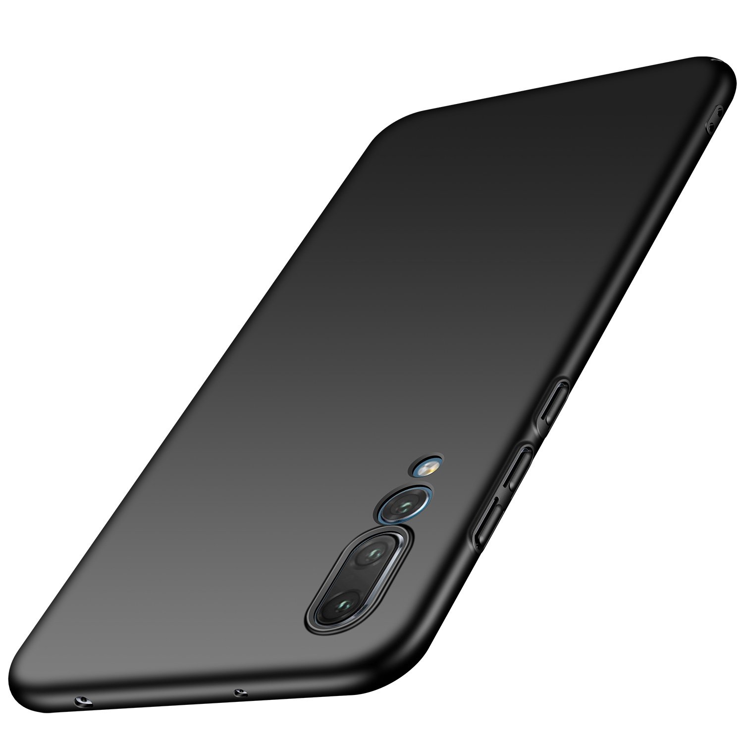 Huawei P20 Pro Case [Colorful Series] [ Hard PC ] [Ultra-Thin] [Anti-Drop] Minimalist Slim Protective Phone Case Back Cover for Huawei P20 Pro (Smooth Black)