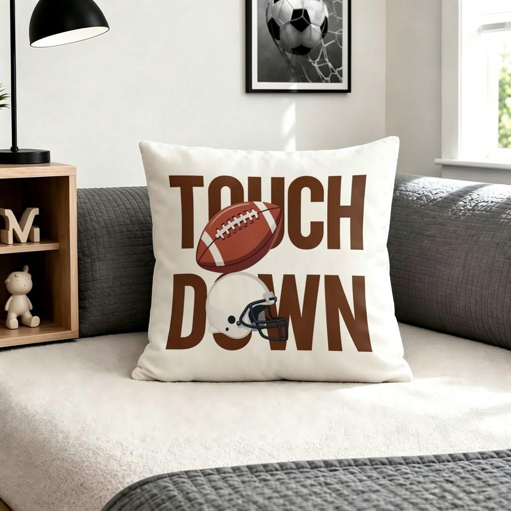 Vintage American Football Outdoor Throw Pillow Covers -16x16