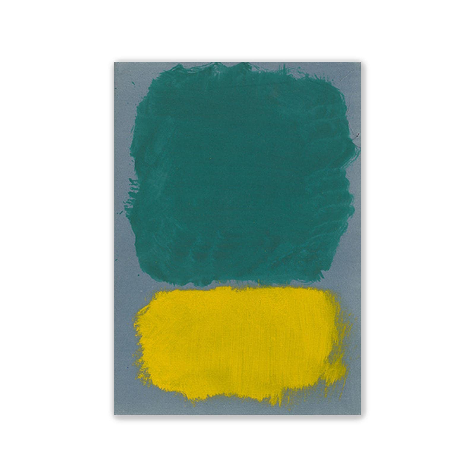 Famous Wall Art-Mark Rothko'Yellow Blue’ Poster-Color Abstract Graffiti Canvas Wall Art-Famous Painting Print on Canvas-Picture for Living Room Decor 20x30cm(8x12in) Frameless