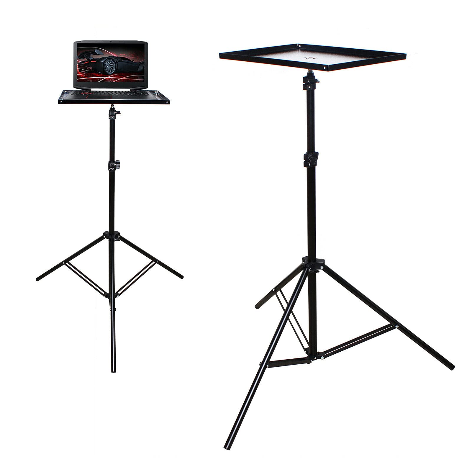 Statyw pod laptopa, stojak na projektor, regulacja wysokości 69-190 cm, stojak na laptopa, stojak podłogowy, do projektora