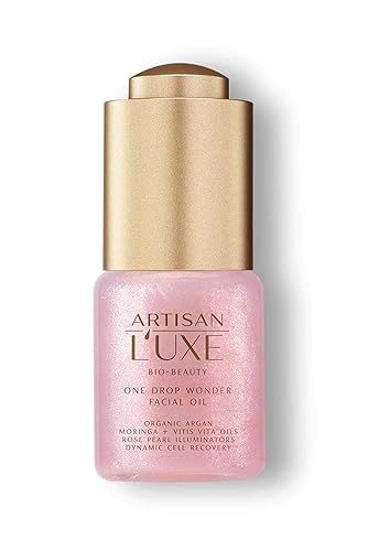 Artisan L'uxe One Drop Wonder Aceite Facial Aceites Radiantes con Iluminadores de Perlas Rosas Orgánico Argán y Aceite Facial Hidratante Marroquí