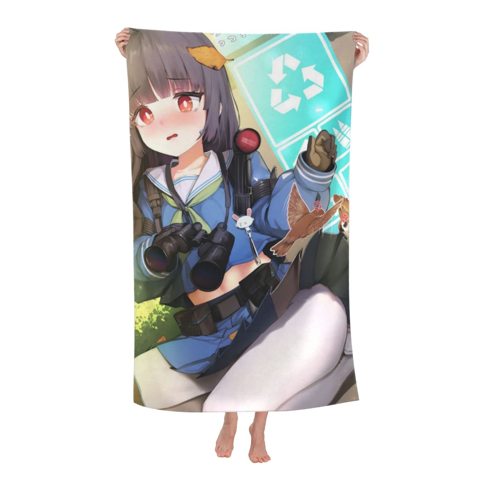 Amazon｜バスタオル ブルーアーカイブ 霞沢ミユ 大判 ボディタオル