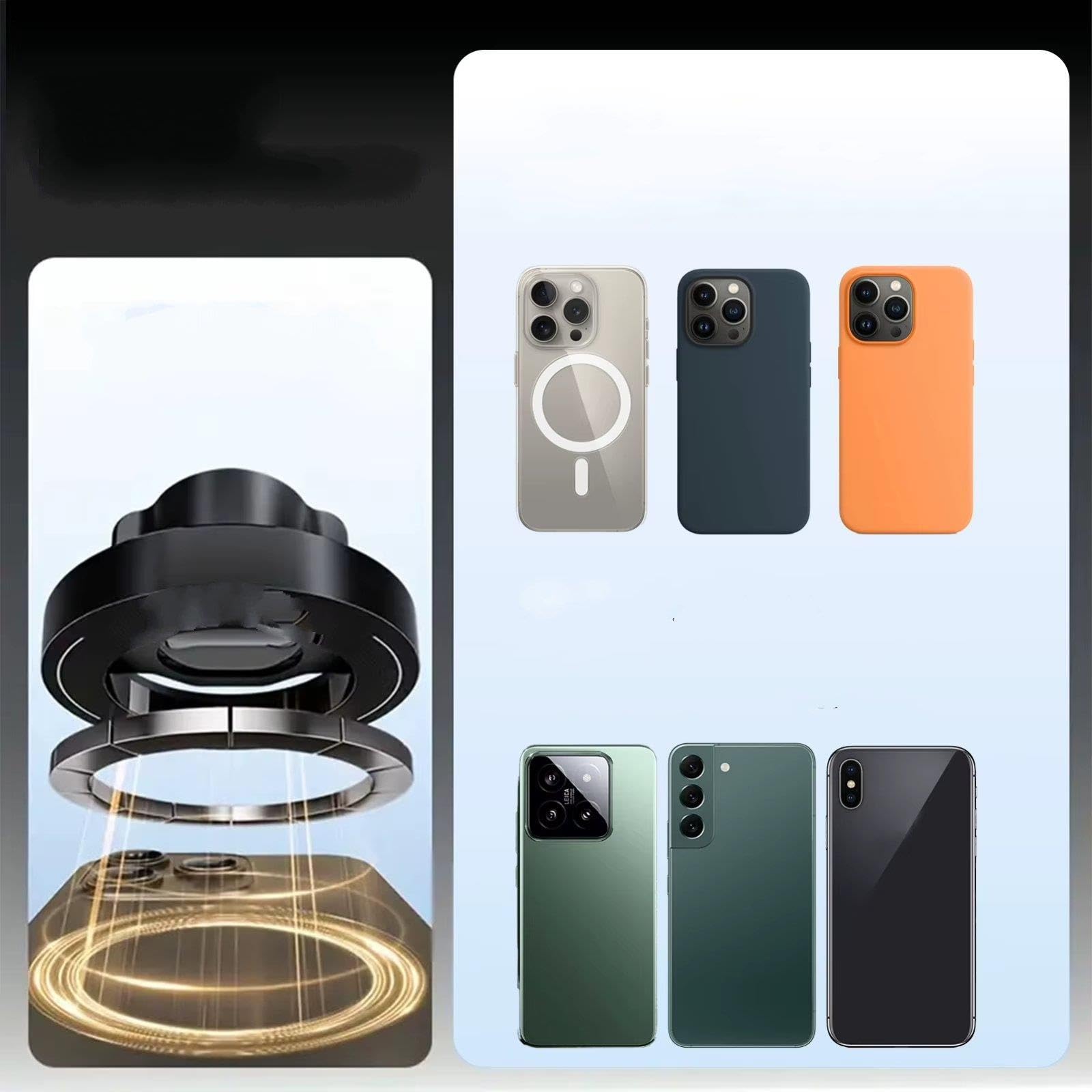 Telefono Cellulare Magnetico Montato Su Auto
