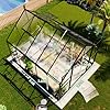 Amerlife 8x10x7 FT Polycarbonate Greenhouse for Outdoors, Walk-in Design with Aluminum Frame, 2 Windows and Swing Door, Heavy-Duty Greenhouse Construction for Garden, Black #5
