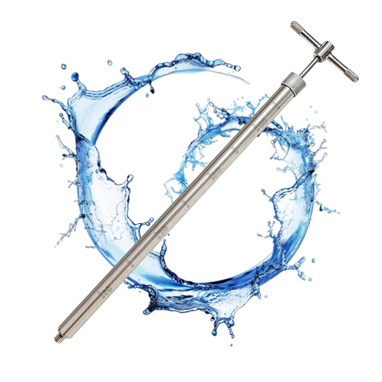 Genérico Sonda de muestreo de líquidos de Acero Inoxidable 304-1,2 m (3,9 pies) - Ladrón de Agua con Escala para Laboratorio e investigación científica - Herramienta Duradera para muestreo de líqui