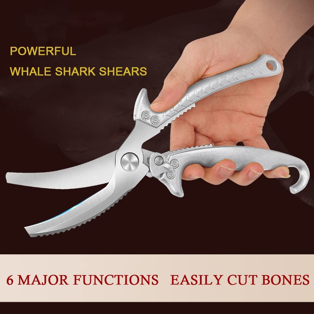 Forbici Da Cucina In Acciaio Inox Professionale - Foto 5