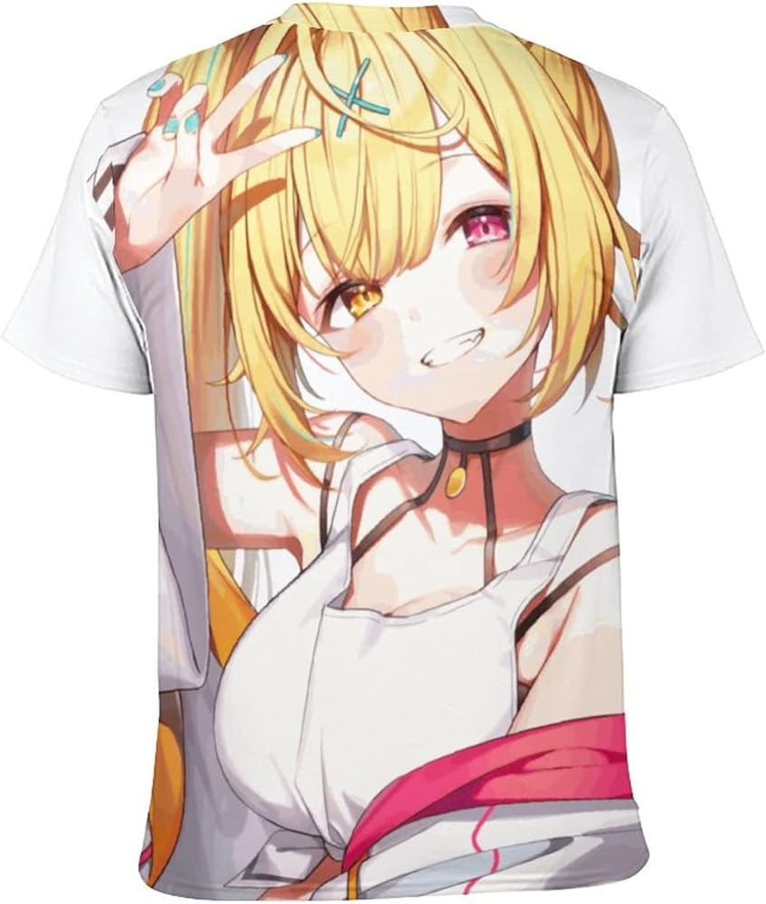 Vtuber　星川サラ　アニメTシャツ　フルグラフィックTシャツ Amazon | [Ianrol] Tシャツ メンズ/レディース 星川サラ VTuber 漫画