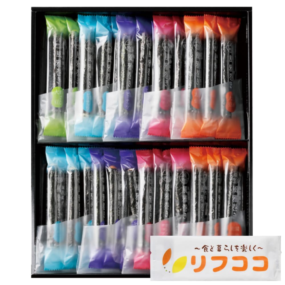 Amazon | 風雅巻き FC-9 5種類 27本入 海苔菓子 風雅巻き詰合せ
