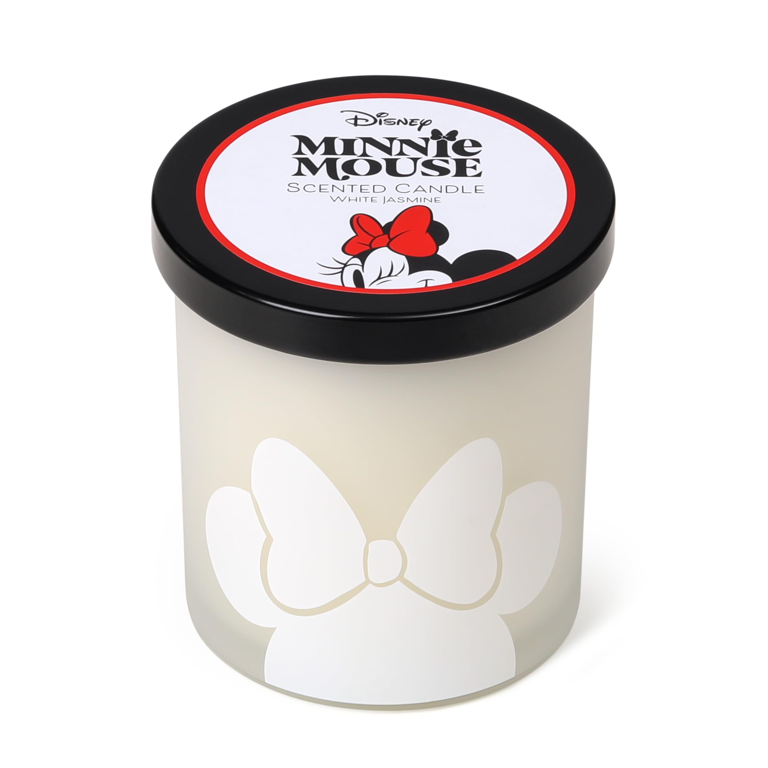 Disney Minnie Mouse Original Disney's Minnie Mouse Inspired Candle – White Jasmine Scent 213G (1-Wick) - Dismmc003w
