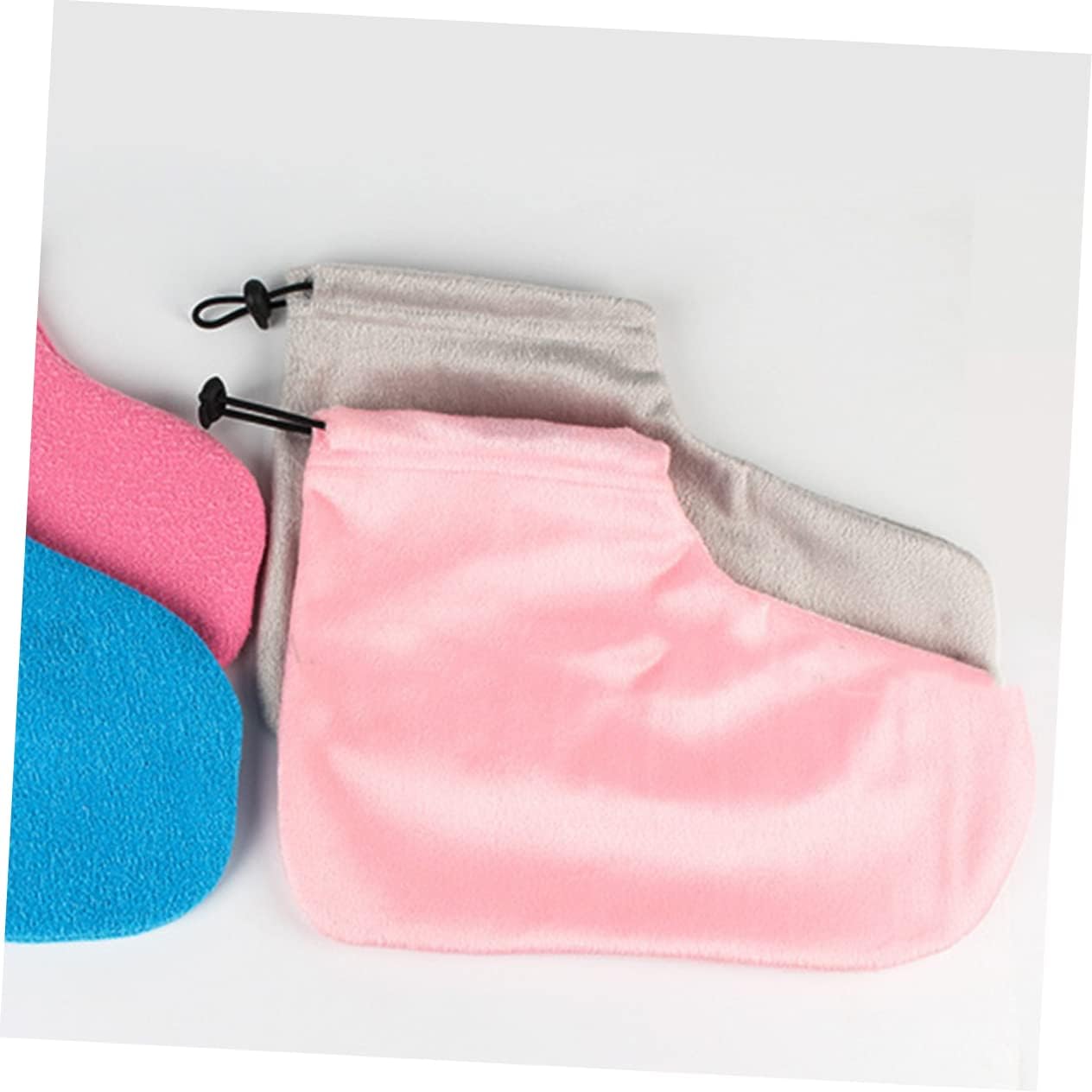 Heat Retaining Cotton Foot Cover for Spa Wax Treatment 2 Pair