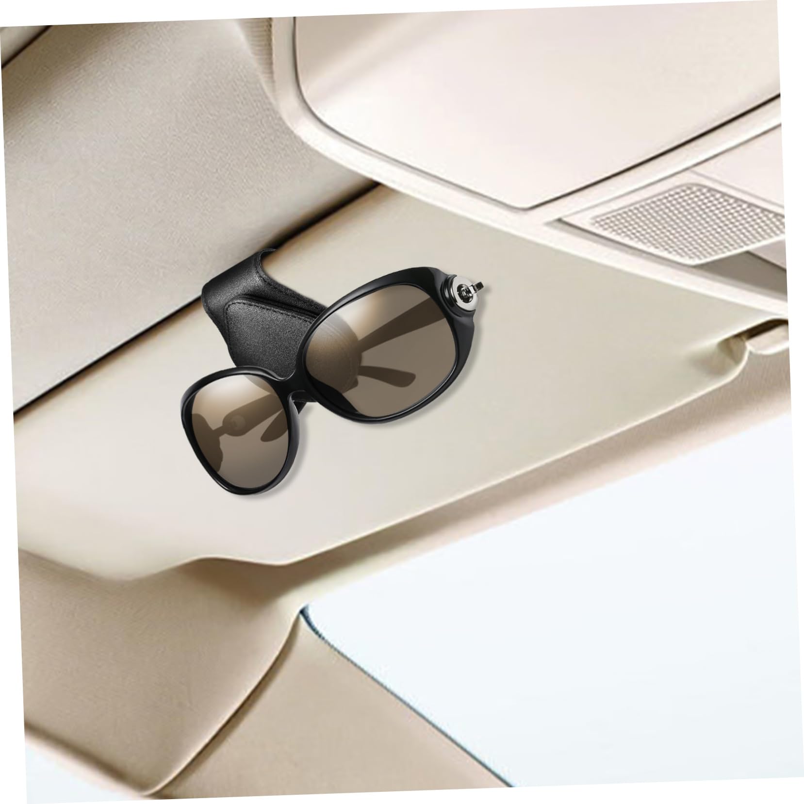 4piezas Soporte Magnético para Gafas De Sol Clip para Visera De Coche Organizador Interior para Gafas y Tarjetas Accesorio Práctico y Fácil De Usar