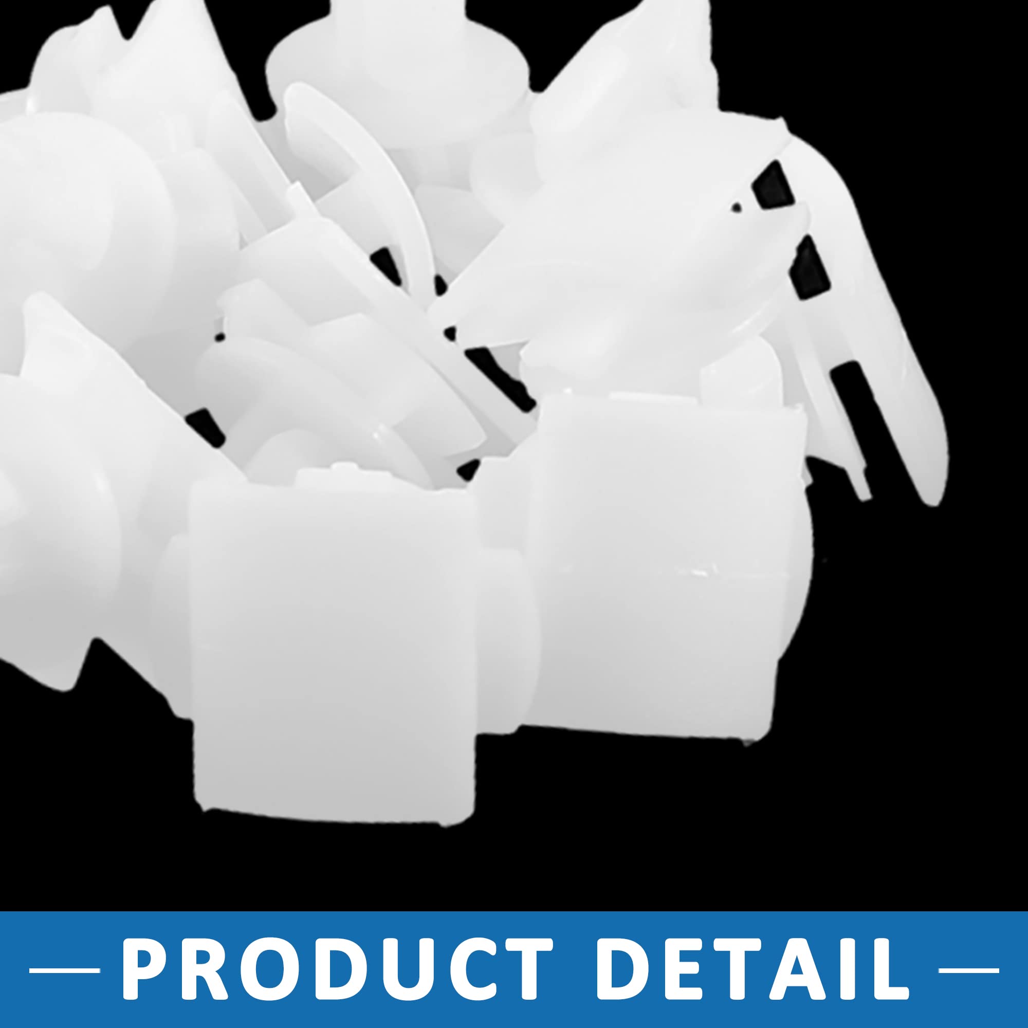 Rivetti In Plastica Gialli 17mm - Set Da 30 Pezzi | Foro 10mm, Lunghezza 20mm | Per Minigonne E Paraurti - Foto 5