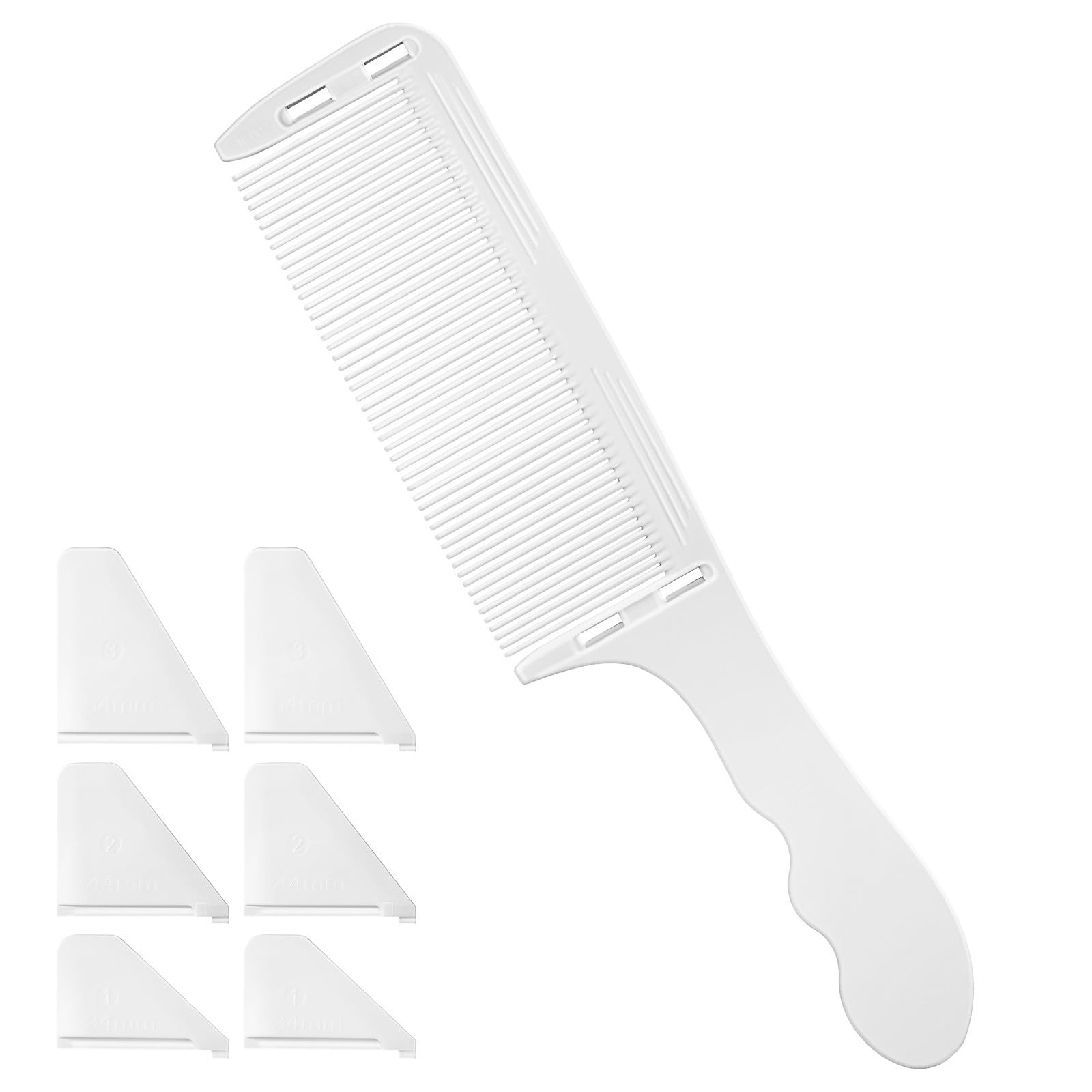 Beaupretty Men’s Curved Fade Comb Hair Cutting and Styling Tool Set Portable Hair Fade Comb for Barber Haircut and Positioning