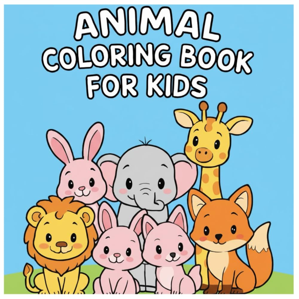 Animal Book Coloring: A Coloring Book Full of Adorable Creatures