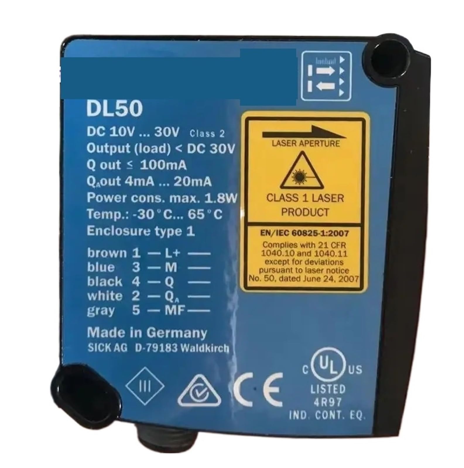 CXFCIHFT DL50-P1123 distance measuring displacement sensor
