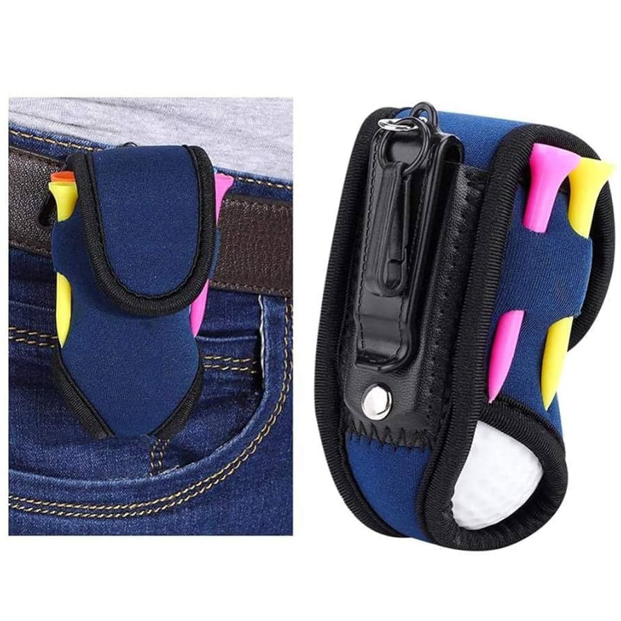 Malbon ゴルフ 2025新作✨Tee収納付きミニボールポーチ Malbon ゴルフ 2025新作✨Tee収納付きミニボールポーチ カラビナ