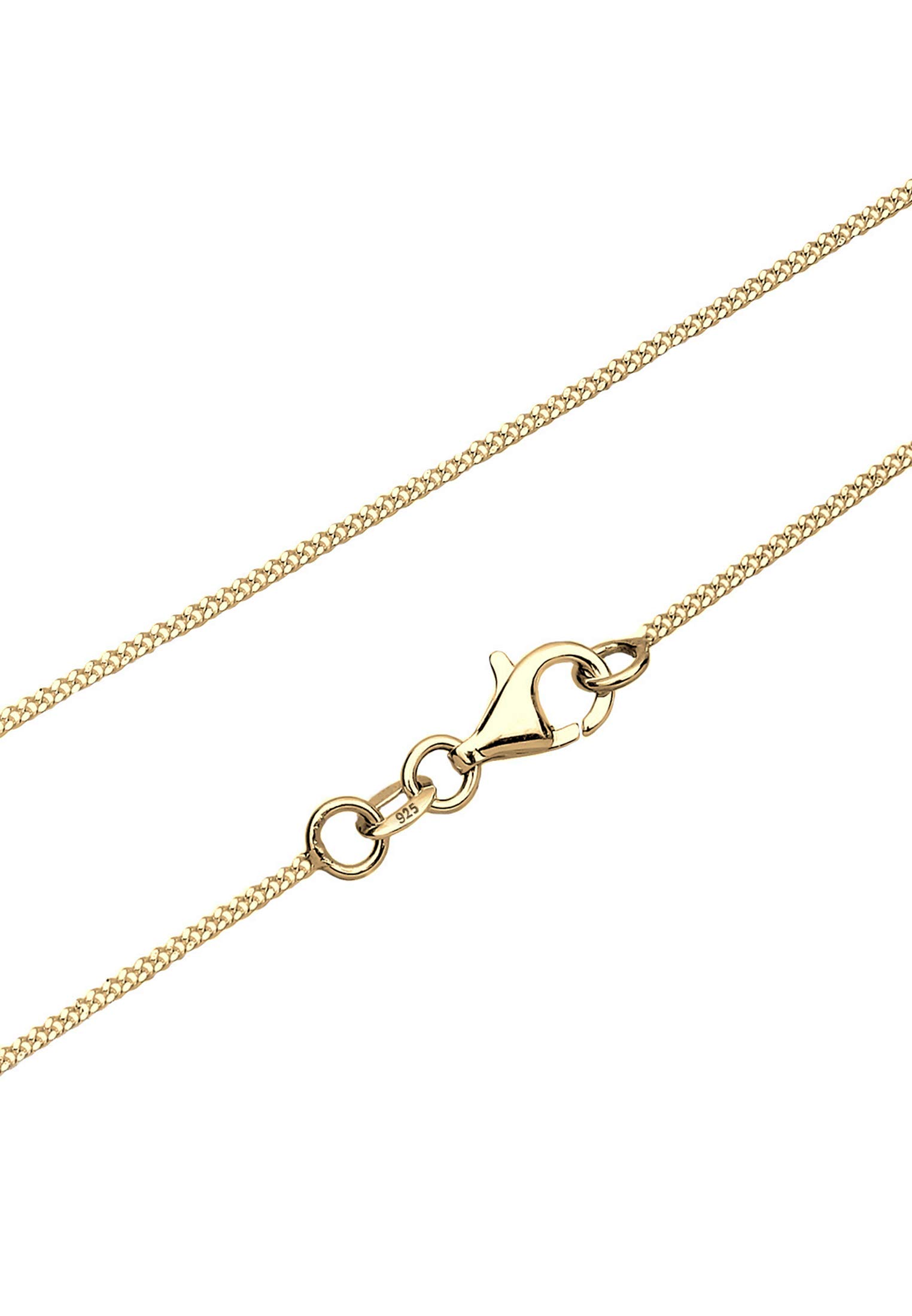 Elli Damen Halskette mit Kreuz Anhänger Basic Religion in 925 Sterling Silber 45 cm lang
