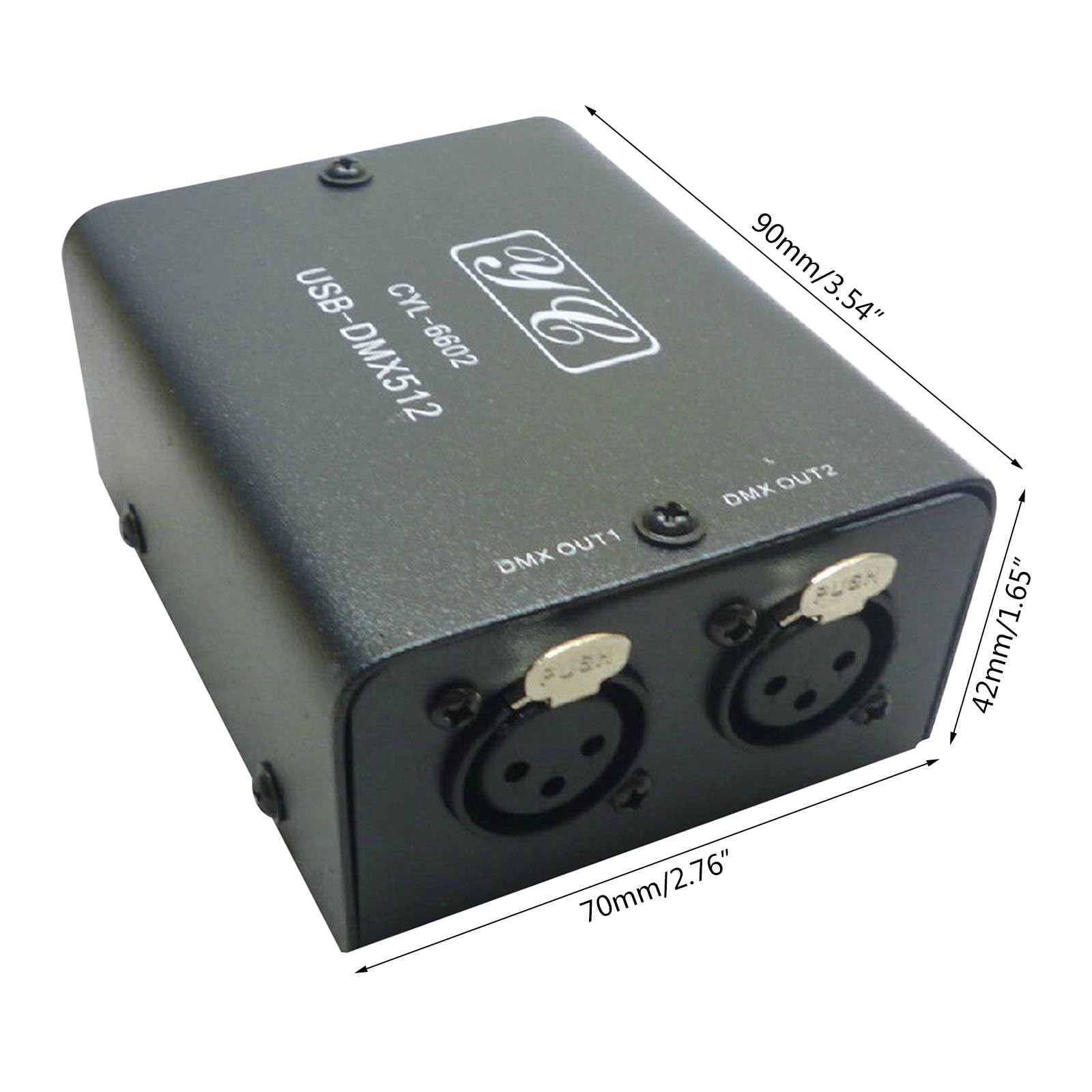 Controlador de iluminación de 512 canales USB a DMX512 LED Light DMX-Stage Daslight para Win98SE Win2000 WinXP para 512 canales USB a DMX512 LED Light DMX-Stage Controlador de iluminación Daslight