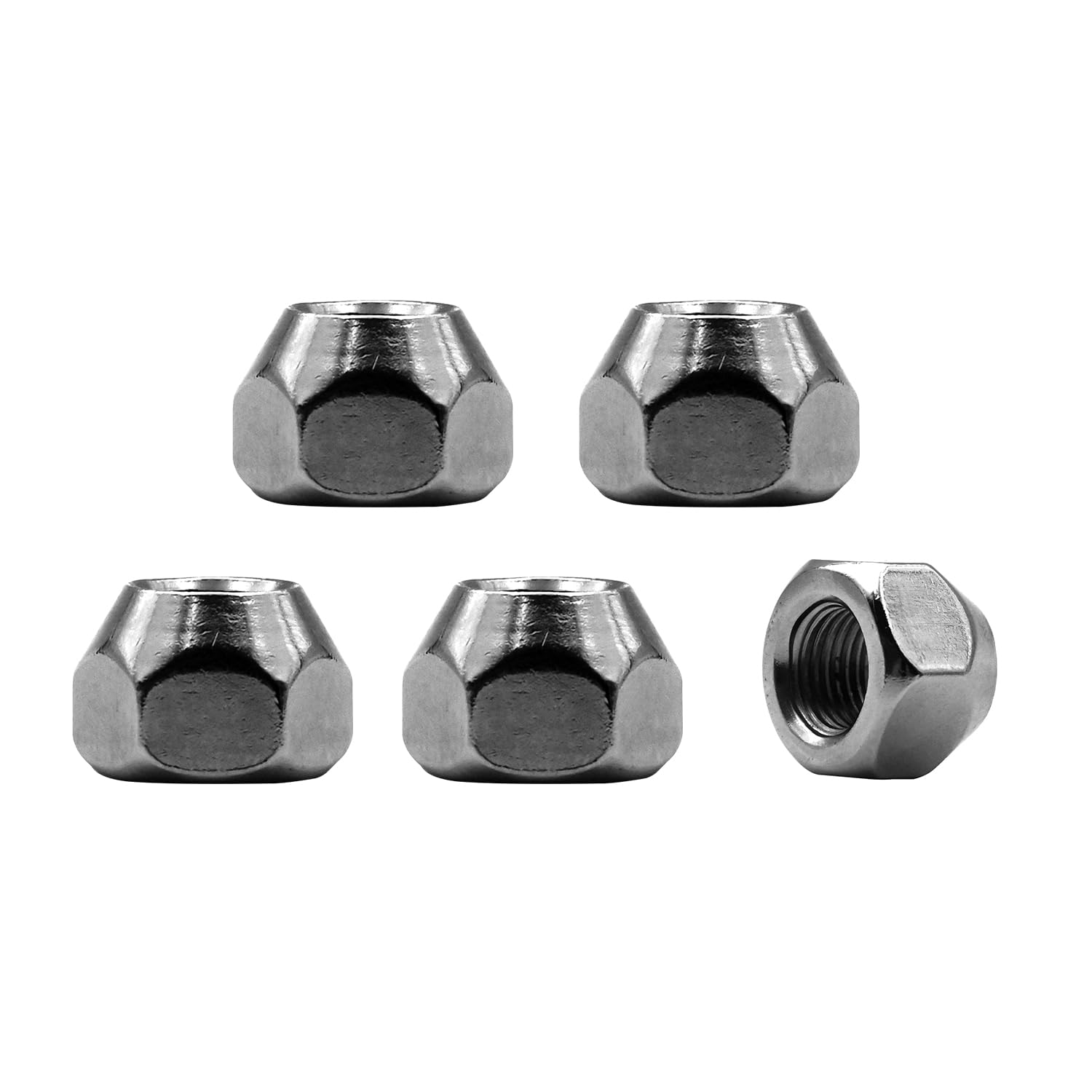 5pcs 1/220 Inch Trailer Lug Nuts, Zinc Plated 509 Tire