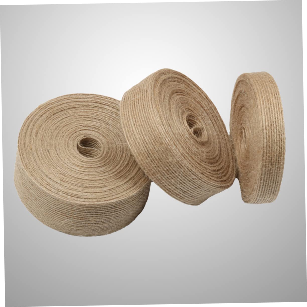 STOBOK 9rollen Burlapband Natur Jute Gewebe Für Handwerk Hochzeitsdekoration Geschenkverpackungen Und Floristik Robust Und Vielseitig Einsetzbar