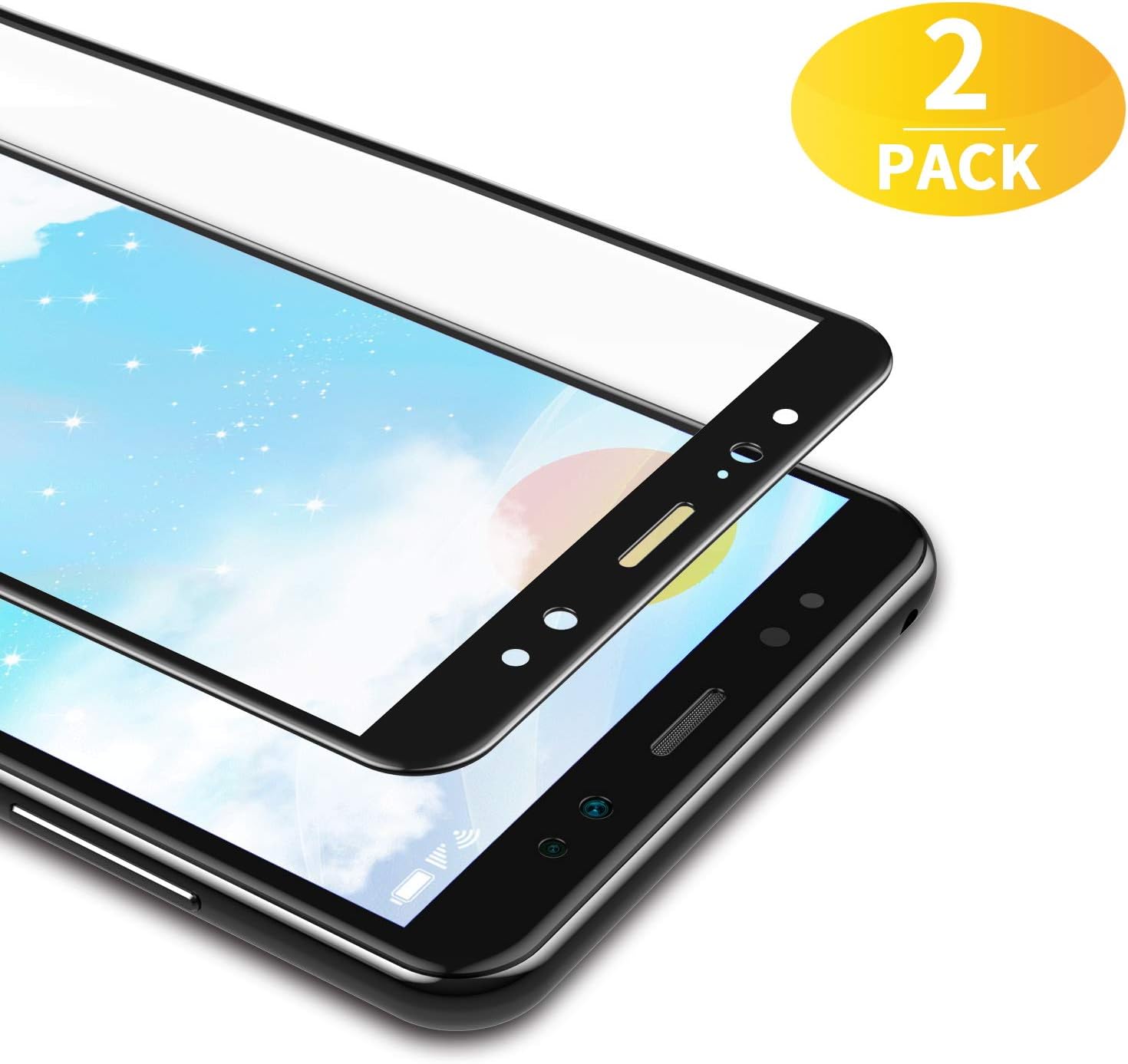 BANNIO Tempered Glass Screen Protector Compatible for Huawei Mate 10 Lite Full Sreen Tempered Glass Screen Protector Compatible for Huawei Mate 10 Lite, 9H Hardness, Easy to Apply, Full Coverage