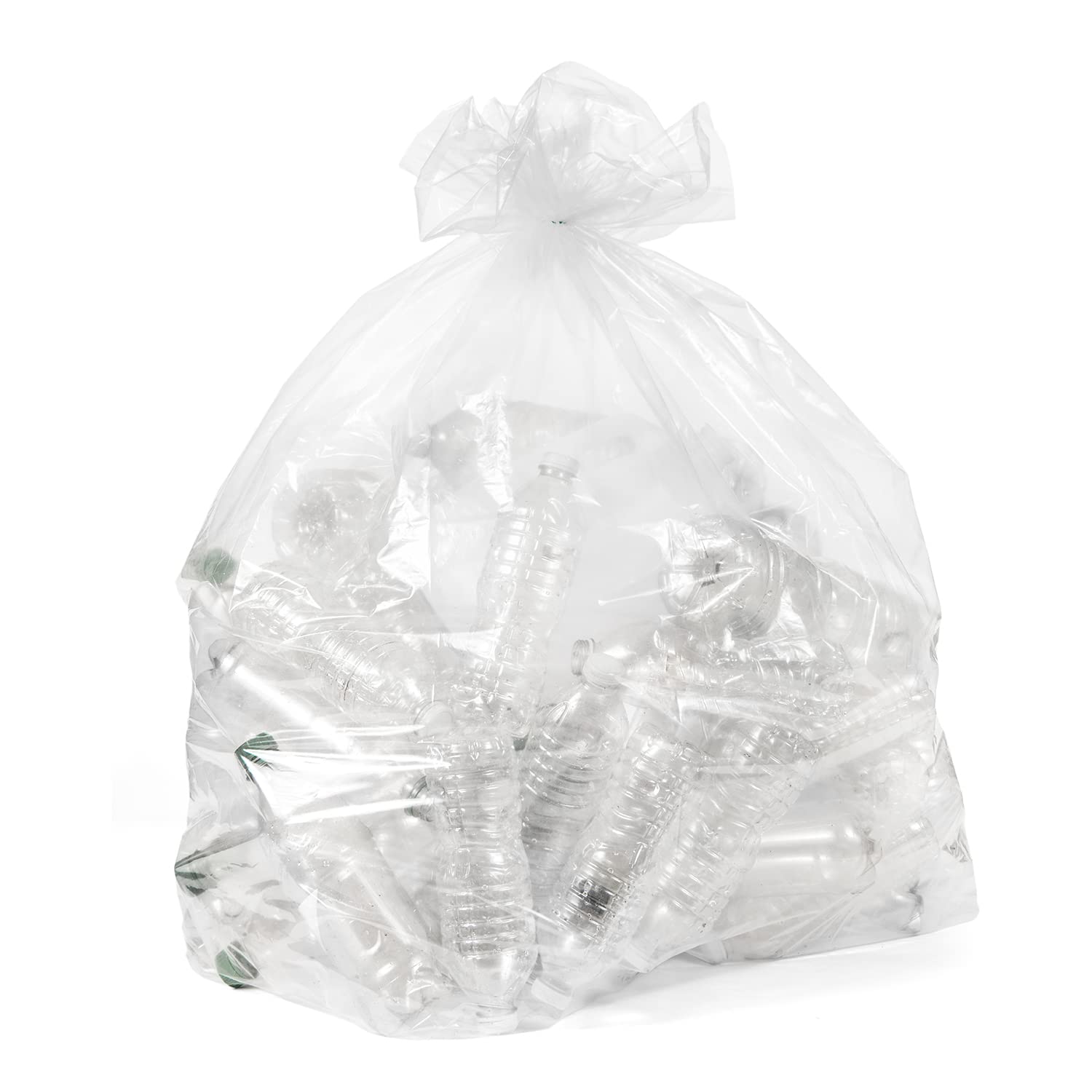 60 Gallon Large Extra Heavy Duty Recycling Trash Can Liners | 2.5 Mil, 41